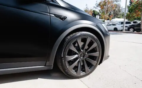 Blacked Out 2023 Tesla Model X Plaid - PPF (Paint Protection Film), Ceramic Coating