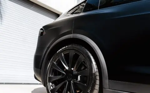Blacked Out 2023 Tesla Model X Plaid - PPF (Paint Protection Film), Ceramic Coating