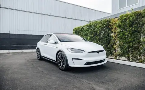 Pearl White Multi-Coat Model X - XPEL Paint Protection Film (PPF) and Window Tint, Los Angeles, California