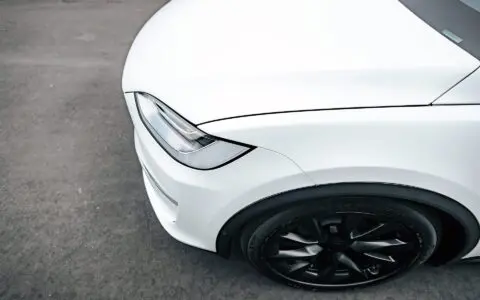 Pearl White Multi-Coat Model X - XPEL Paint Protection Film (PPF) and Window Tint, Los Angeles, California