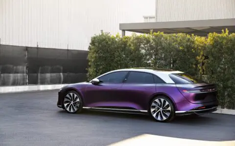 Matte Purple/Black Iridescent Lucid Air - Wrap, PPF, Window Tinting and Ceramic Coating Los Angeles