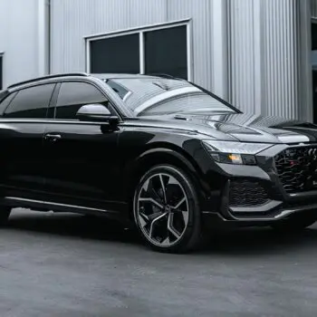 Mythos Black Metallic 2023 Audi RSQ8 Multi Stage Paint Correction PPF Ceramic Coating More Image 80
