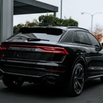 Mythos Black Metallic 2023 Audi RSQ8 Multi Stage Paint Correction PPF Ceramic Coating More Image 84