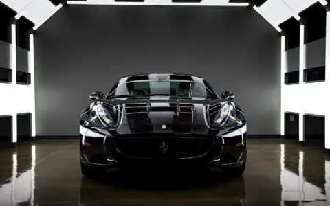 Nero Ferrari California - Full Vehicle Multi-Stage Paint Correction & Ceramic Coating Los Angeles, California