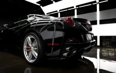 Nero Ferrari California - Full Vehicle Multi-Stage Paint Correction & Ceramic Coating Los Angeles, California