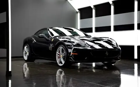 Nero Ferrari California - Full Vehicle Multi-Stage Paint Correction & Ceramic Coating Los Angeles, California