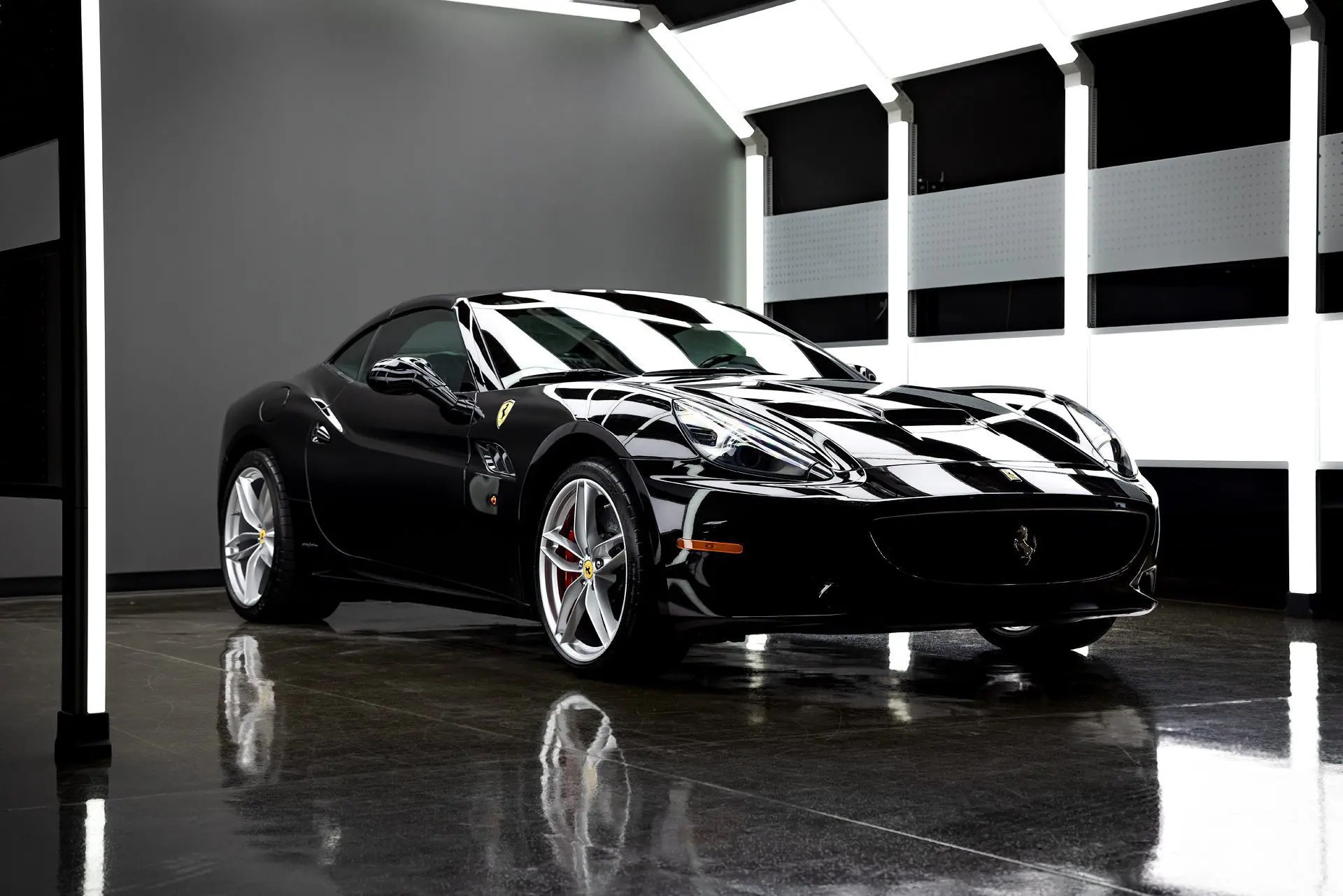 Nero Ferrari California - Full Vehicle Multi-Stage Paint Correction & Ceramic Coating Los Angeles, California