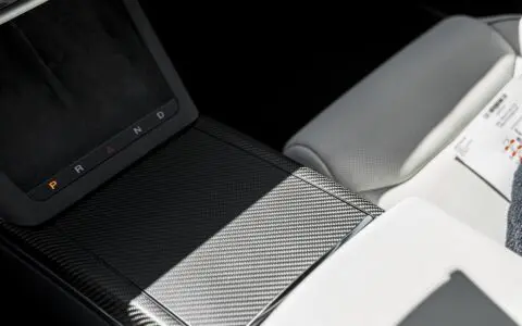 Satin White Pearl Unplugged Performance Tesla Model S Plaid S-APEX, Los Angeles, California