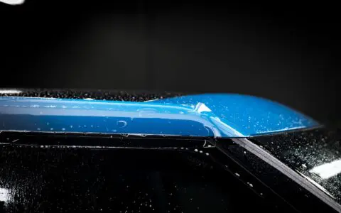 Blue Rivian R1T Full Window Tint And Ceramic Coating By Bulletproof Auto Spa Image 1
