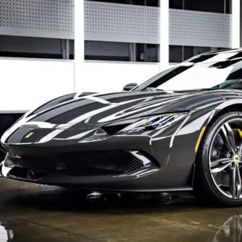Grigio Silverstone Ferrari 296 GTB XPEL Ultimate Plus Full Front End Paint Protection Film PPF Image 17