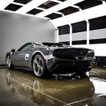 Grigio Silverstone Ferrari 296 GTB XPEL Ultimate Plus Full Front End Paint Protection Film PPF Image 8