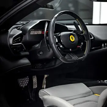 Grigio Silverstone Ferrari 296 GTB XPEL Ultimate Plus Full Front End Paint Protection Film PPF Image 9