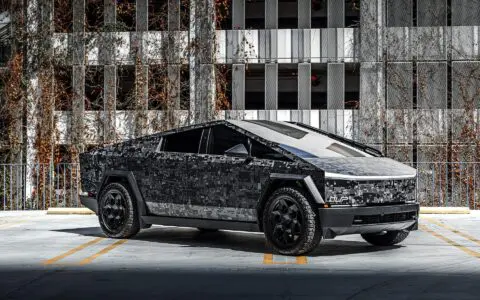Unplugged Performance Digital Camo Cybertruck Tesla Owners Silicon Valley 22 inch Cybrhex wheels 9