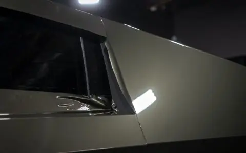 Tesla Cybertruck - Platinum Colored Paint Protection Film (PPF)