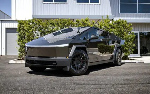 Tesla Cybertruck - Platinum Colored Paint Protection Film (PPF)