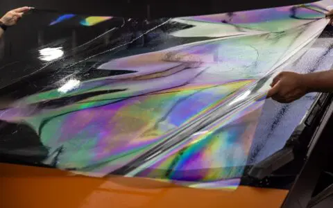 Tesla Cybertruck - Satin Roaring Thunder color-change vinyl wrap, PPF, Ceramic window tint and more
