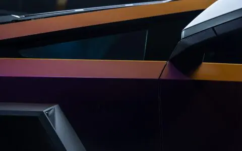 Tesla Cybertruck - Satin Roaring Thunder color-change vinyl wrap, PPF, Ceramic window tint and more