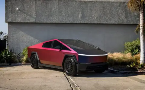 Tesla Cybertruck - Satin Roaring Thunder color-change vinyl wrap, PPF, Ceramic window tint and more
