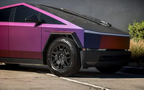 Tesla Cybertruck - Satin Roaring Thunder color-change vinyl wrap, PPF, Ceramic window tint and more