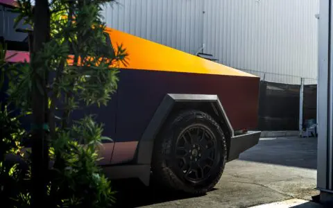 Tesla Cybertruck - Satin Roaring Thunder color-change vinyl wrap, PPF, Ceramic window tint and more