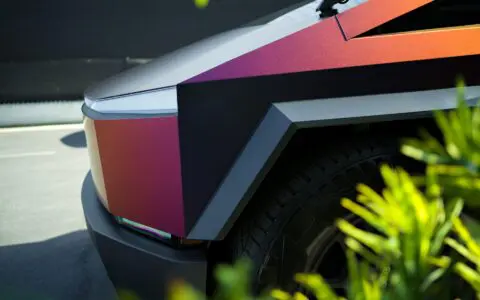 Tesla Cybertruck - Satin Roaring Thunder color-change vinyl wrap, PPF, Ceramic window tint and more