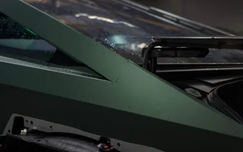 Tesla Cybertruck - Satin Forest Green Colored PPF, Ceramic Coating