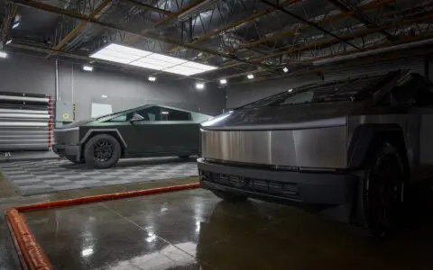 Tesla Cybertruck - Satin Forest Green Colored PPF, Ceramic Coating