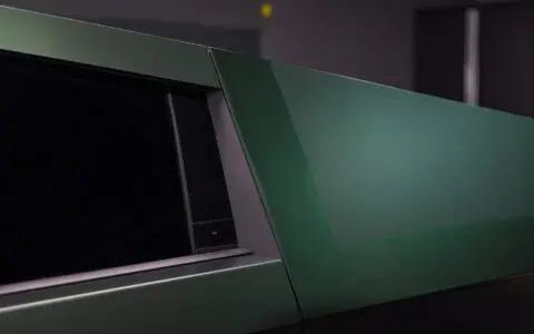 Tesla Cybertruck - Satin Forest Green Colored PPF, Ceramic Coating