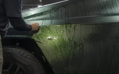 Tesla Cybertruck - Satin Forest Green Colored PPF, Ceramic Coating