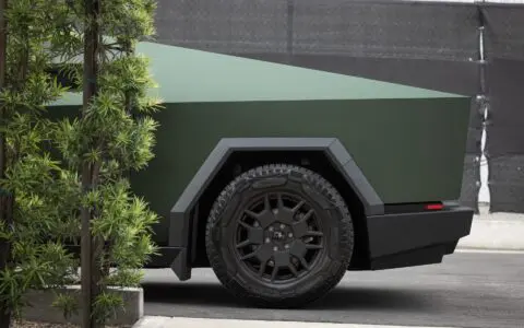 Tesla Cybertruck - Satin Forest Green Colored PPF, Ceramic Coating
