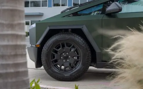 Tesla Cybertruck - Satin Forest Green Colored PPF, Ceramic Coating