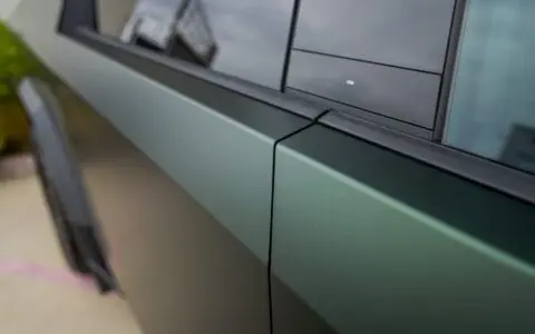 Tesla Cybertruck - Satin Forest Green Colored PPF, Ceramic Coating