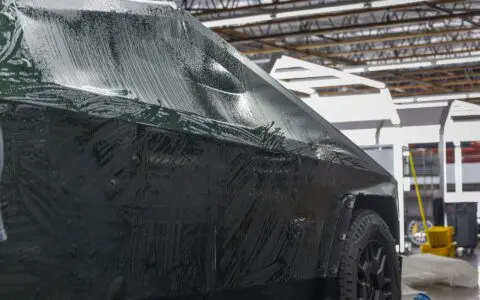 Tesla Cybertruck - Satin Forest Green Colored PPF, Ceramic Coating