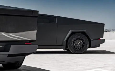 Tesla Cybertruck Gloss & Matte Black Duo - Ultimate Plus Gloss Black PPF w/ matte black decals