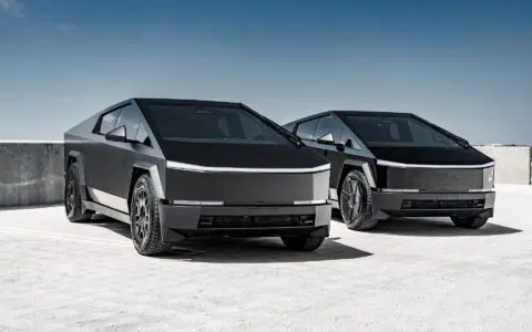 Tesla Cybertruck Gloss & Matte Black Duo - Ultimate Plus Gloss Black PPF w/ matte black decals
