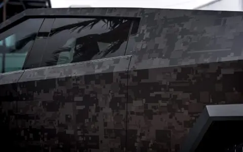 Tesla Cybertruck - Midnight Digital Camo Vinyl Wrap, PPF, Ceramic Coating and More