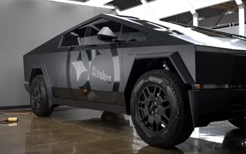 Tesla Cybertruck - Frozen Black Colored PPF, Premium ceramic window tint, Ceramic coating and more