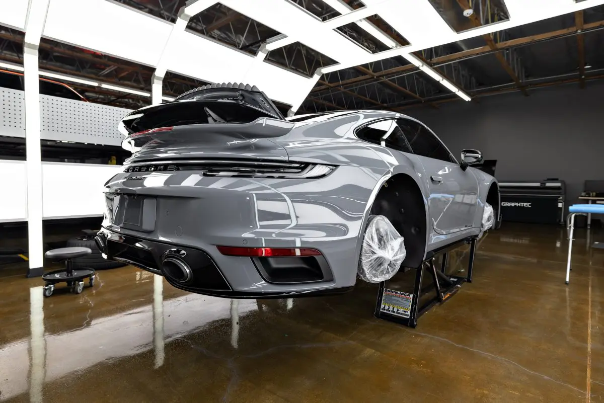 Arctic Grey 992 Porsche 911 Turbo S - PPF, nano-ceramic window tint and ceramic coating