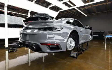Arctic Grey 992 Porsche 911 Turbo S - PPF, nano-ceramic window tint and ceramic coating