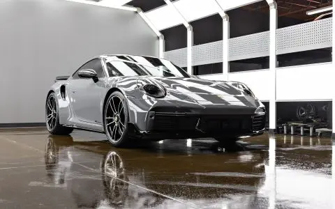 Arctic Grey 992 Porsche 911 Turbo S - PPF, nano-ceramic window tint and ceramic coating