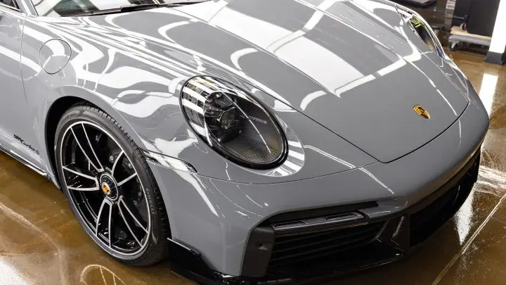 Arctic Grey 992 Porsche 911 Turbo S - PPF, nano-ceramic window tint and ceramic coating