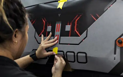 Custom Design Circuit Board Cybertruck - Nano-ceramic window tint and Full printed wrap