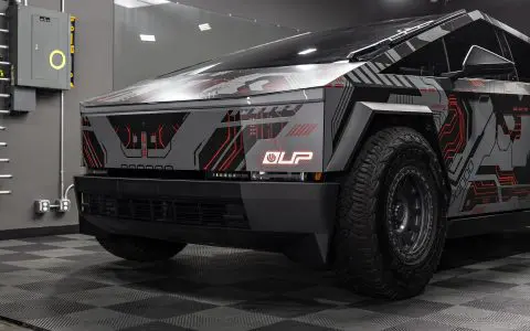 Custom Design Circuit Board Cybertruck - Nano-ceramic window tint and Full printed wrap