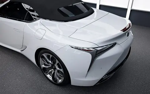 White Lexus LC500 - XPEL Ultimate Plus PPF and Ceramic coating
