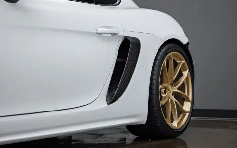 White 718 Porsche Cayman GT4 - PPF, Window Tint and Ceramic Coating