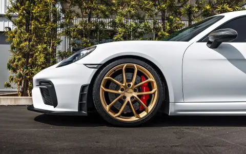 White 718 Porsche Cayman GT4 - PPF, Window Tint and Ceramic Coating