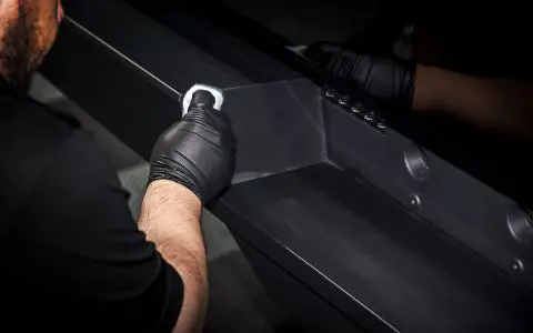 Gloss Black Cybertruck - PPF, Window tinting and ceramic coating 22 Gloss Black Cybertruck - PPF, Window tinting and ceramic coating