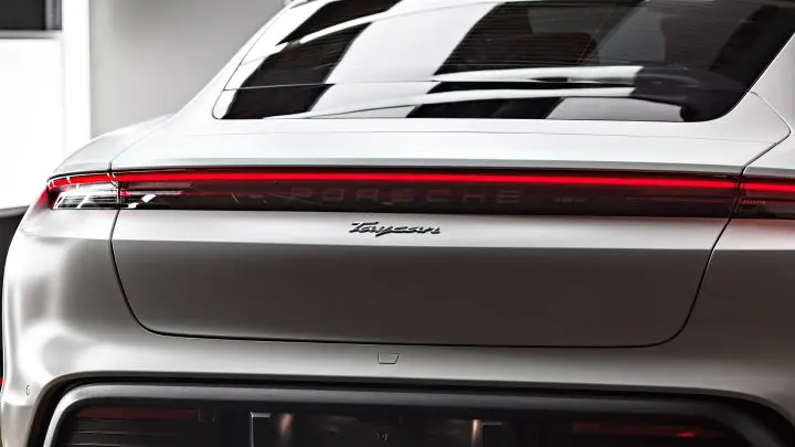 White Porsche Taycan - PPF, nano-ceramic window tint and ceramic coating