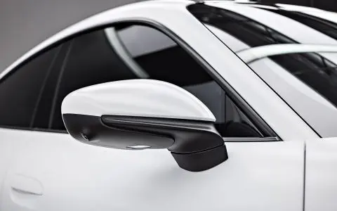 White Porsche Taycan - PPF, nano-ceramic window tint and ceramic coating