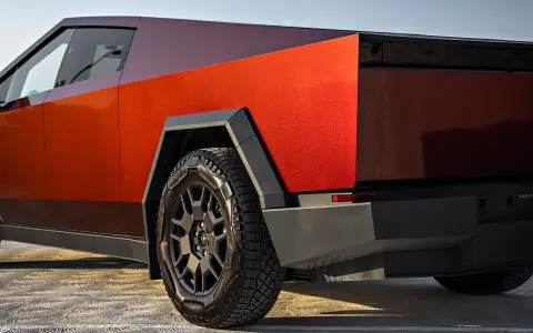 Obsidian Red Cybertruck - Full vehicle PURE Colored PPF